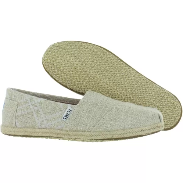 TOMS Womens Glitter Cheetah Print Womens Classics 10014953Embroidered Hemp