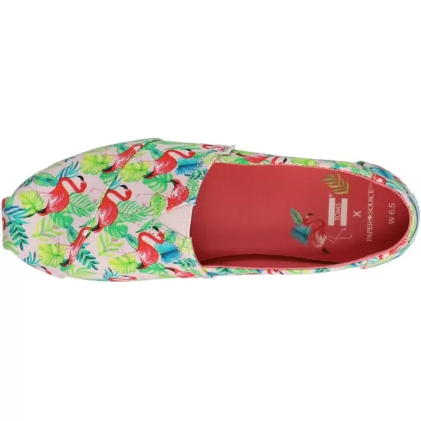 TOMS Womens Glitter Cheetah Print Womens Classics 10014953Flamingo
