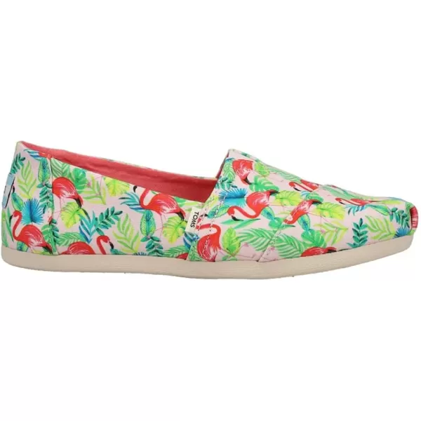 TOMS Womens Glitter Cheetah Print Womens Classics 10014953Flamingo