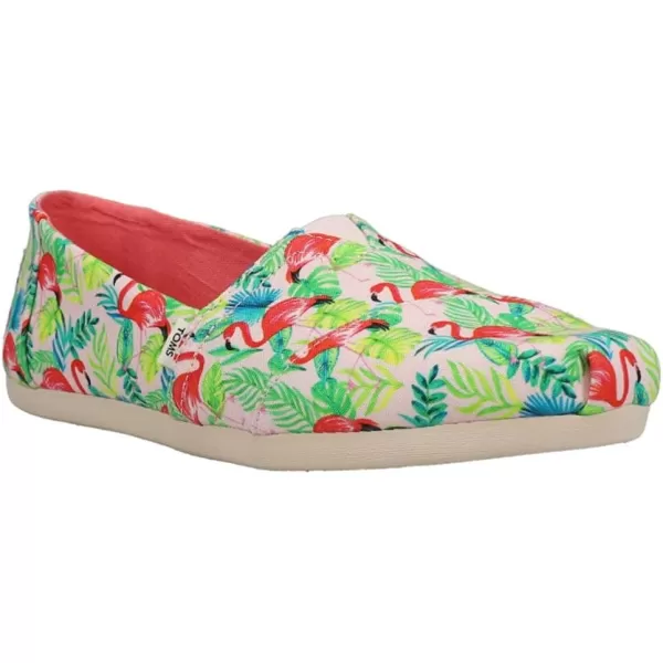 TOMS Womens Glitter Cheetah Print Womens Classics 10014953Flamingo