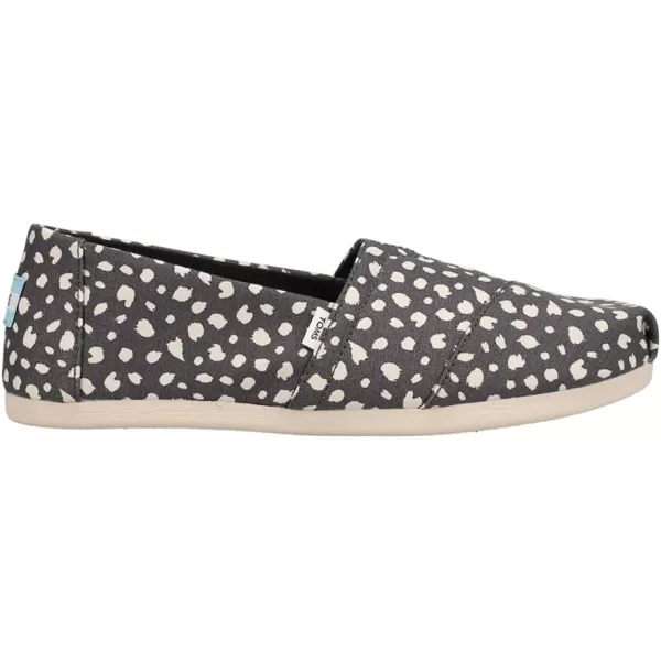 TOMS Womens Glitter Cheetah Print Womens Classics 10014953Forged Iron Tiny Cheetah Print