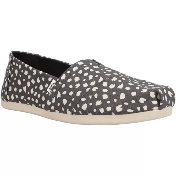 TOMS Womens Glitter Cheetah Print Womens Classics 10014953Forged Iron Tiny Cheetah Print