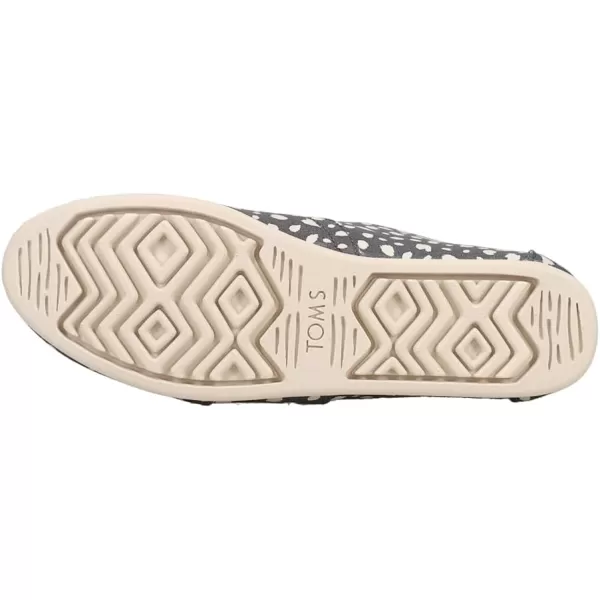TOMS Womens Glitter Cheetah Print Womens Classics 10014953Forged Iron Tiny Cheetah Print