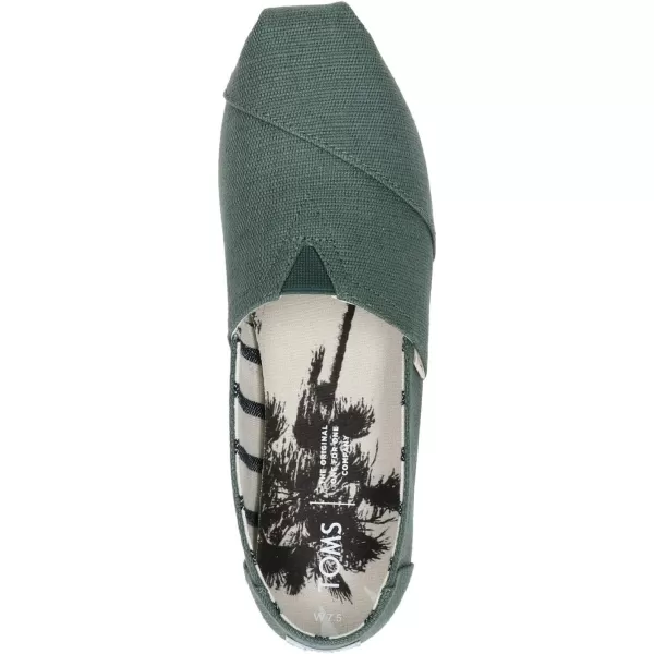 TOMS Womens Glitter Cheetah Print Womens Classics 10014953Green