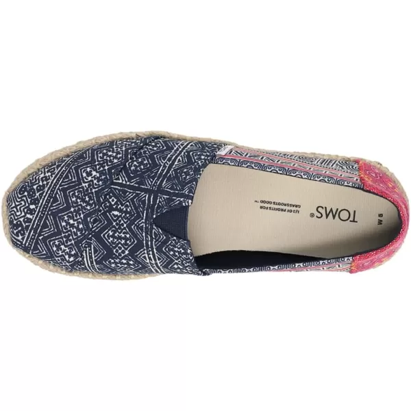 TOMS Womens Glitter Cheetah Print Womens Classics 10014953Indigo