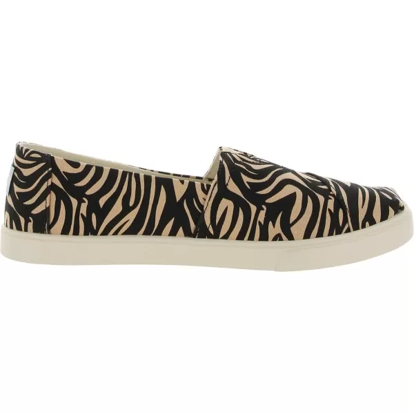 TOMS Womens Glitter Cheetah Print Womens Classics 10014953Light Tan Tiger Stripes