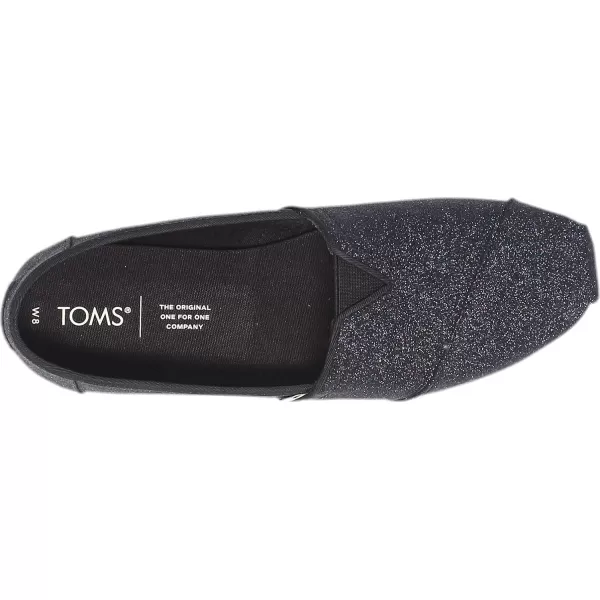 TOMS Womens Glitter Cheetah Print Womens Classics 10014953Midnt Sparkle Glitte