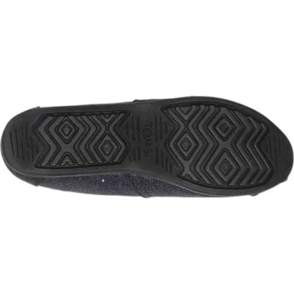 TOMS Womens Glitter Cheetah Print Womens Classics 10014953Midnt Sparkle Glitte
