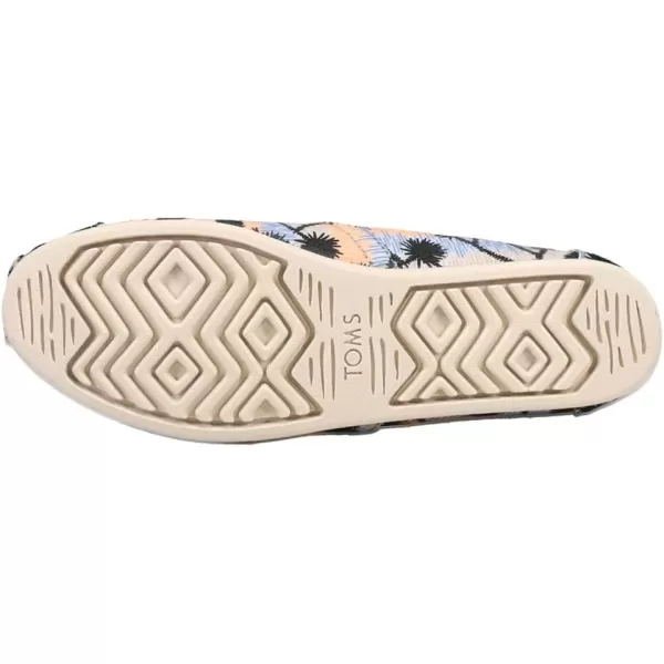 TOMS Womens Glitter Cheetah Print Womens Classics 10014953Multi Joshua Tree Print