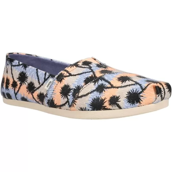 TOMS Womens Glitter Cheetah Print Womens Classics 10014953Multi Joshua Tree Print