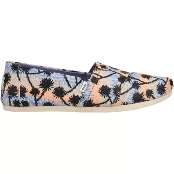 TOMS Womens Glitter Cheetah Print Womens Classics 10014953Multi Joshua Tree Print Fabric