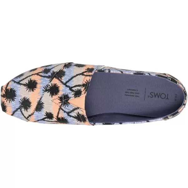 TOMS Womens Glitter Cheetah Print Womens Classics 10014953Multi Joshua Tree Print Fabric