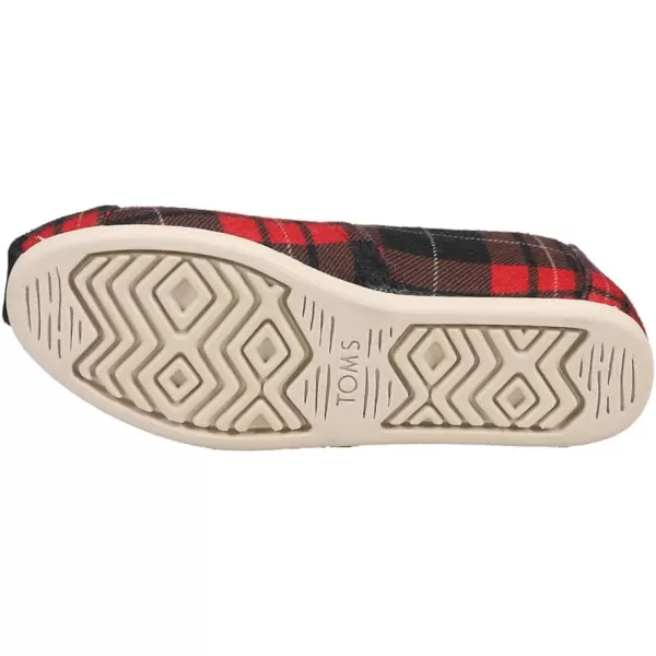 TOMS Womens Glitter Cheetah Print Womens Classics 10014953Multi Red