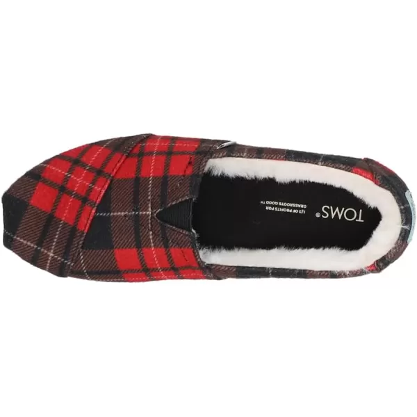 TOMS Womens Glitter Cheetah Print Womens Classics 10014953Multi Red