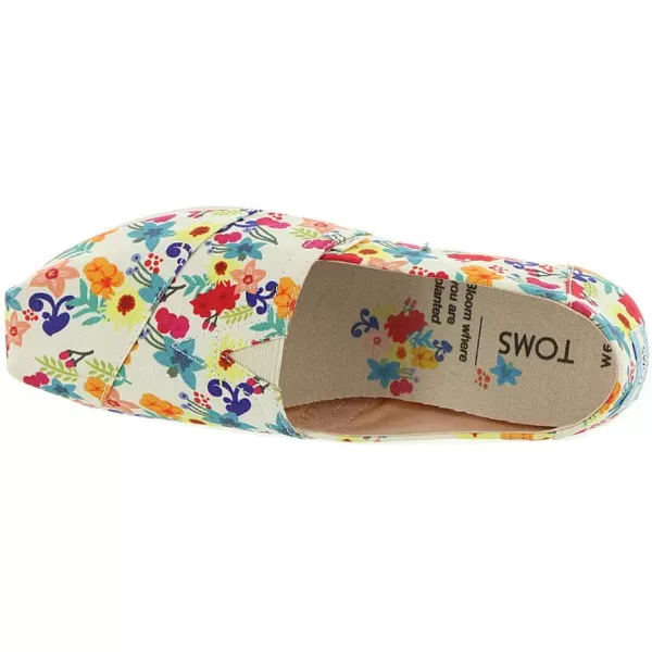 TOMS Womens Glitter Cheetah Print Womens Classics 10014953Natural Floral Print