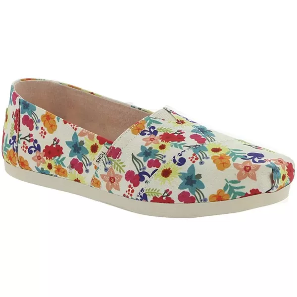 TOMS Womens Glitter Cheetah Print Womens Classics 10014953Natural Floral Print