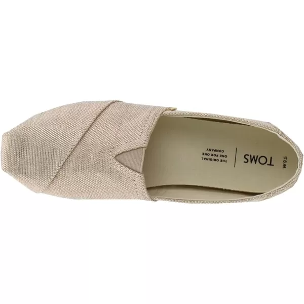 TOMS Womens Glitter Cheetah Print Womens Classics 10014953Natural Metallic