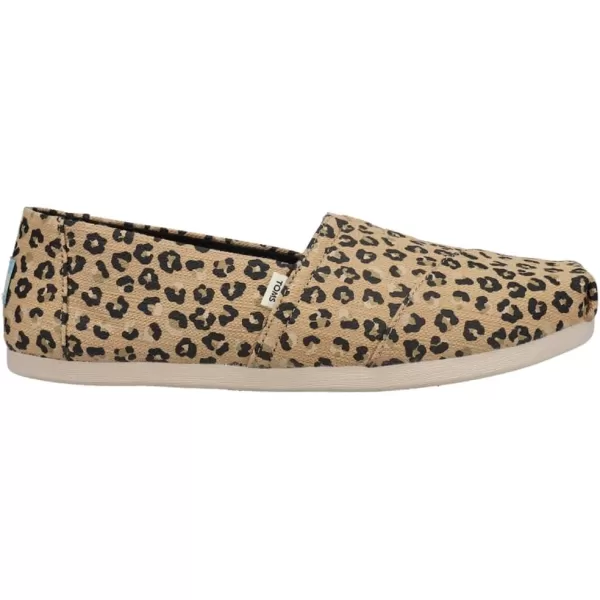 TOMS Womens Glitter Cheetah Print Womens Classics 10014953Natural Textured Cheetah