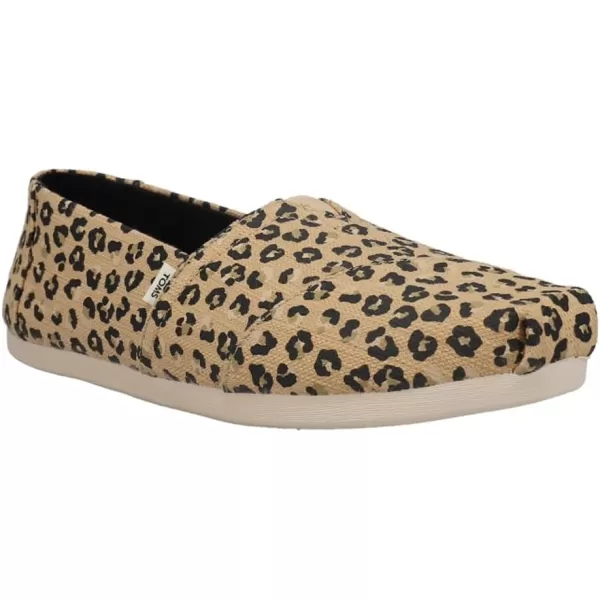 TOMS Womens Glitter Cheetah Print Womens Classics 10014953Natural Textured Cheetah