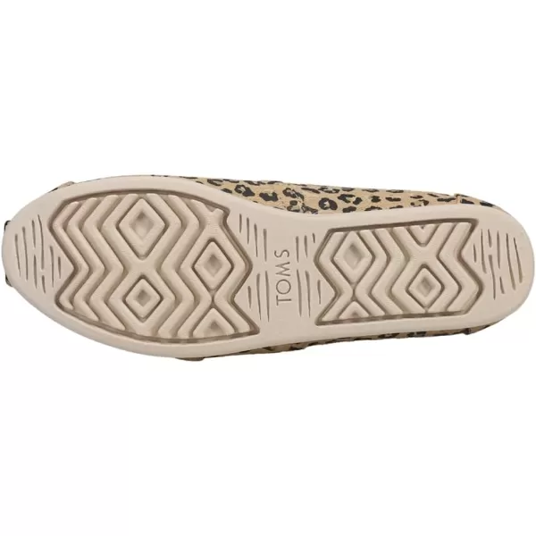 TOMS Womens Glitter Cheetah Print Womens Classics 10014953Natural Textured Cheetah
