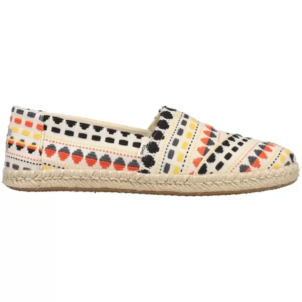 TOMS Womens Glitter Cheetah Print Womens Classics 10014953Natural Woven