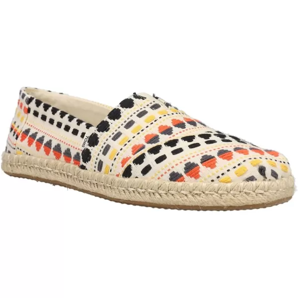 TOMS Womens Glitter Cheetah Print Womens Classics 10014953Natural Woven