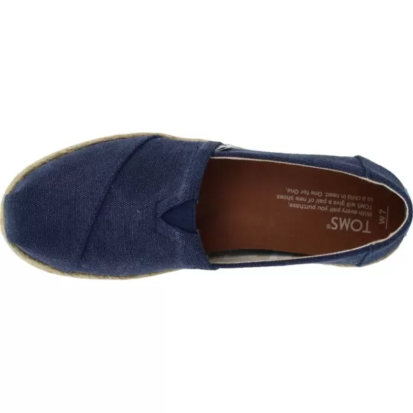 TOMS Womens Glitter Cheetah Print Womens Classics 10014953Navy