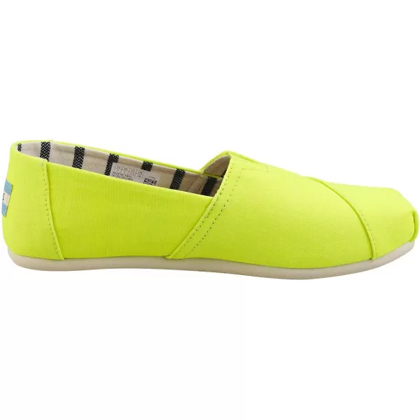 TOMS Womens Glitter Cheetah Print Womens Classics 10014953Neon Yellow