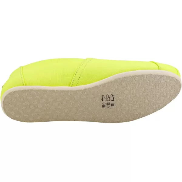 TOMS Womens Glitter Cheetah Print Womens Classics 10014953Neon Yellow