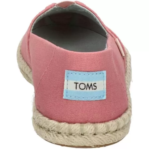 TOMS Womens Glitter Cheetah Print Womens Classics 10014953Plant Dye Pink CanvasRope