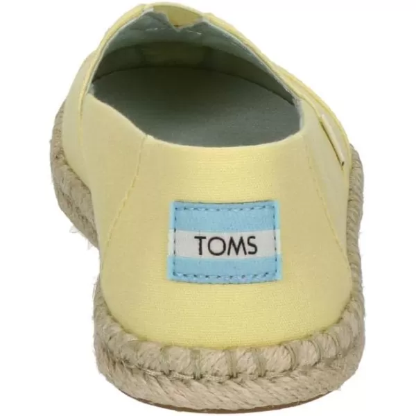 TOMS Womens Glitter Cheetah Print Womens Classics 10014953Plant Dye Yellow CanvasRope
