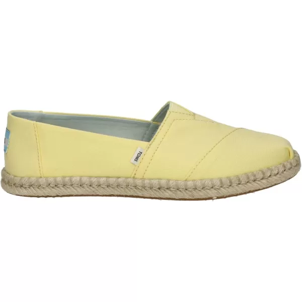 TOMS Womens Glitter Cheetah Print Womens Classics 10014953Plant Dye Yellow CanvasRope