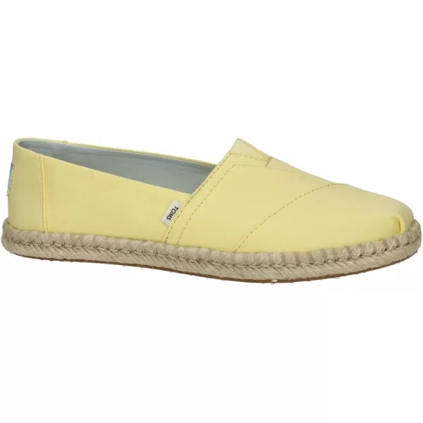 TOMS Womens Glitter Cheetah Print Womens Classics 10014953Plant Dye Yellow CanvasRope