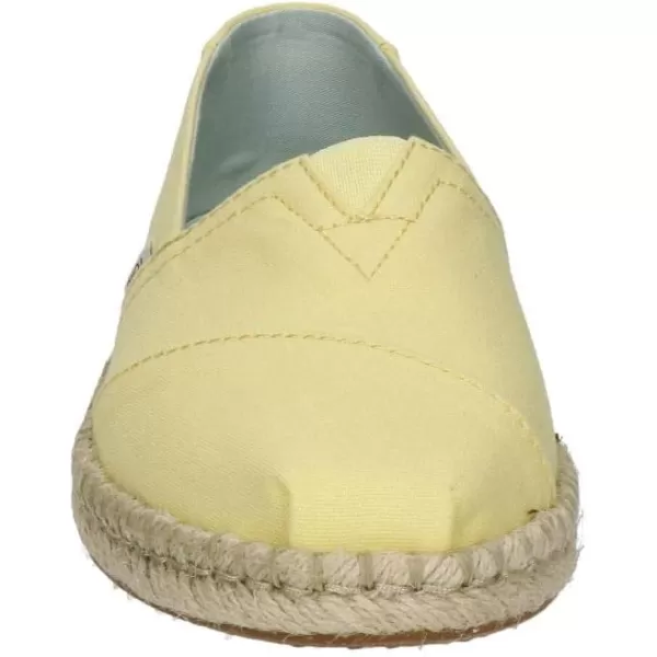TOMS Womens Glitter Cheetah Print Womens Classics 10014953Plant Dye Yellow CanvasRope