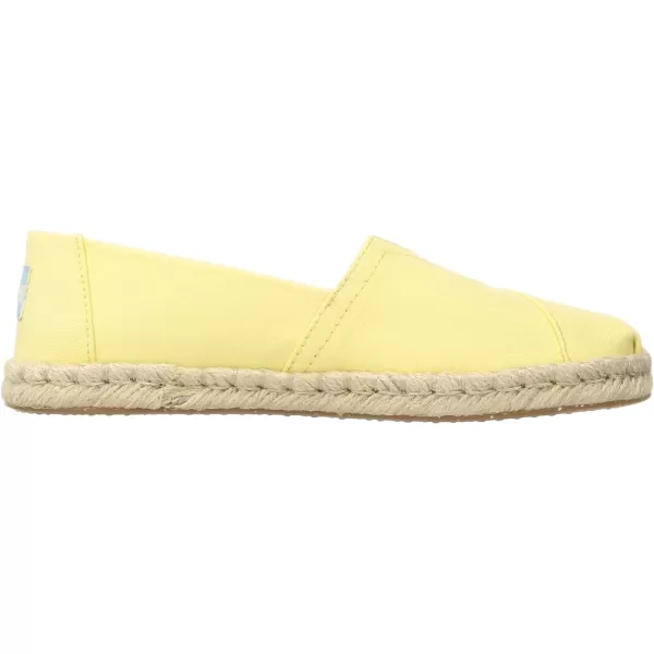 TOMS Womens Glitter Cheetah Print Womens Classics 10014953Plant Dyed Yellow CanvasRope