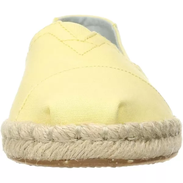 TOMS Womens Glitter Cheetah Print Womens Classics 10014953Plant Dyed Yellow CanvasRope