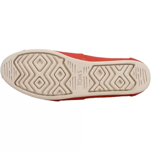 TOMS Womens Glitter Cheetah Print Womens Classics 10014953Red Clay Heritage Canvas