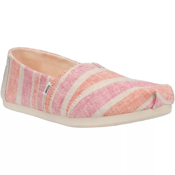 TOMS Womens Glitter Cheetah Print Womens Classics 10014953Rose Pink Multi