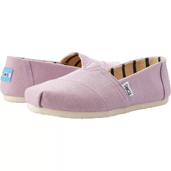 TOMS Womens Glitter Cheetah Print Womens Classics 10014953Soft Lilac Heritage Canvas
