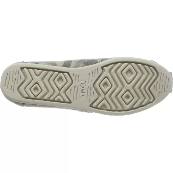 TOMS Womens Glitter Cheetah Print Womens Classics 10014953Taupe Grey Camo