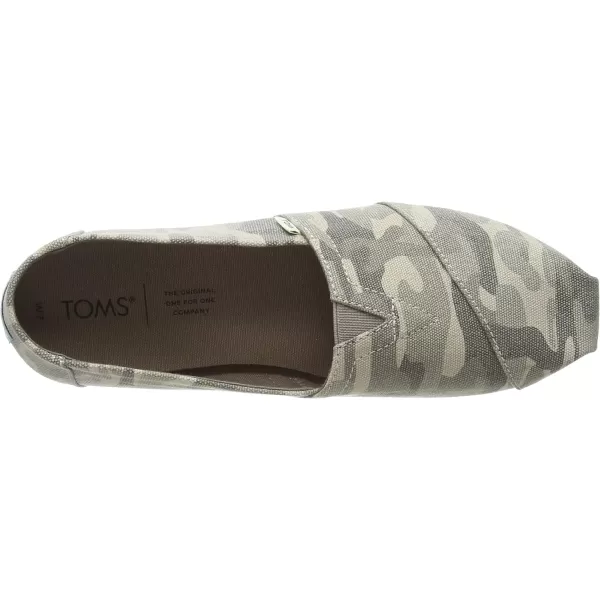 TOMS Womens Glitter Cheetah Print Womens Classics 10014953Taupe Grey Camo