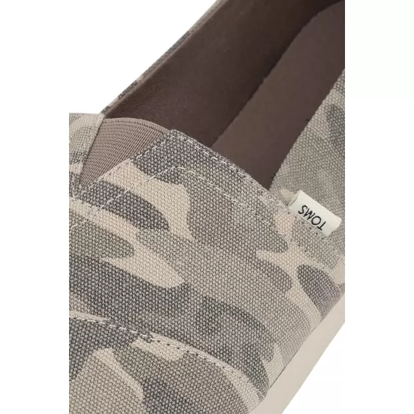 TOMS Womens Glitter Cheetah Print Womens Classics 10014953Taupe Grey Forest Camo