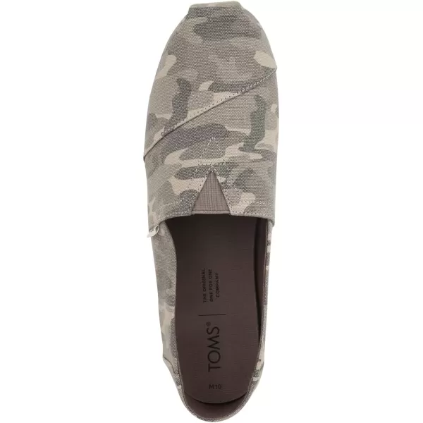 TOMS Womens Glitter Cheetah Print Womens Classics 10014953Taupe Grey Forest Camo
