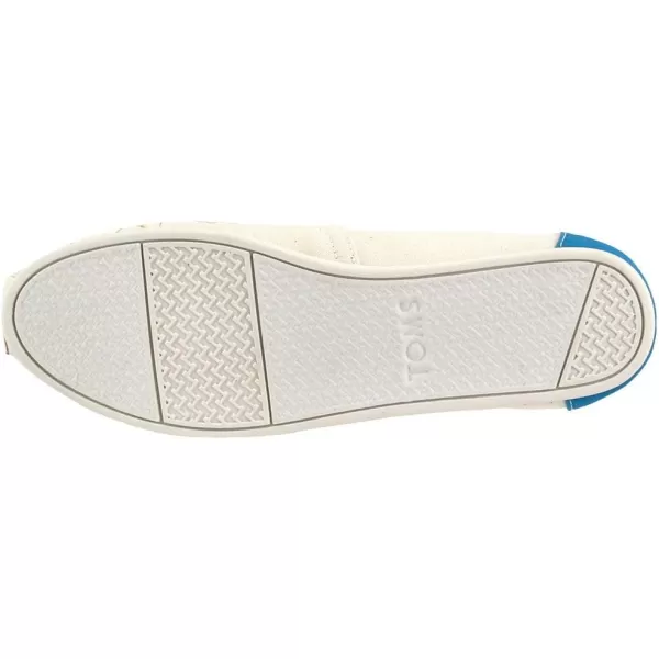 TOMS Womens Glitter Cheetah Print Womens Classics 10014953Vintage Crew Foil Printed Canvas