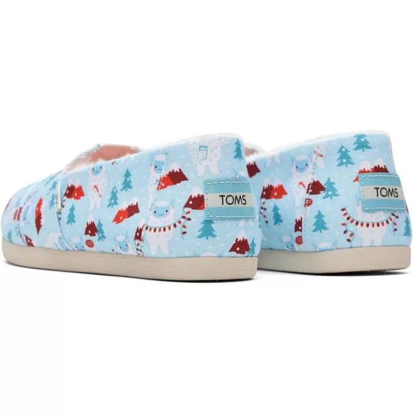 TOMS Womens Glitter Cheetah Print Womens Classics 10014953Yeti Clearwater Blue