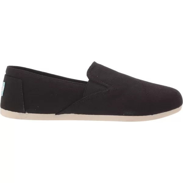 TOMS Womens Redondo Slip On Flats Casual  PinkBlack Canvas