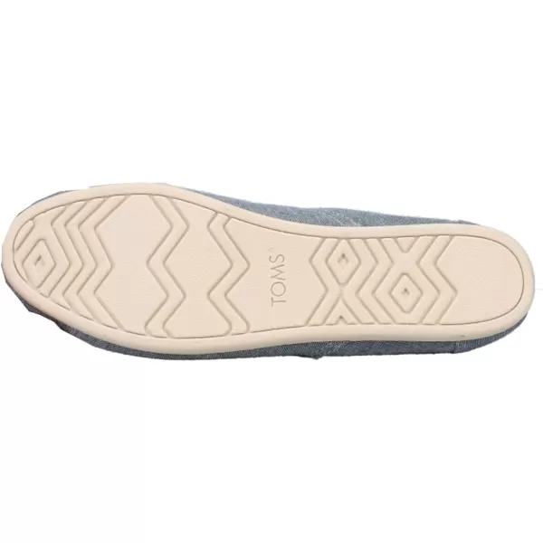 TOMS Womens Redondo Slip On Flats Casual  PinkBlue
