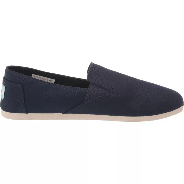 TOMS Womens Redondo Slip On Flats Casual  PinkNavy Canvas