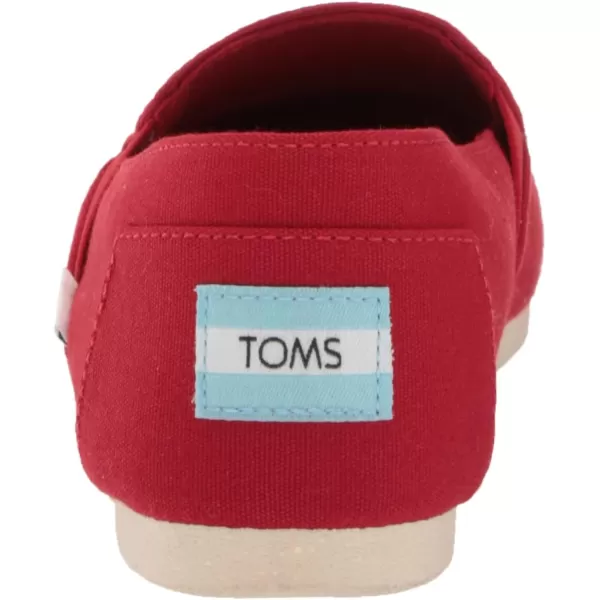 TOMS Womens Redondo Slip On Flats Casual  PinkRed