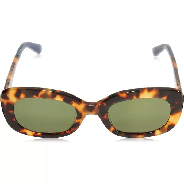 TOMS Womens Round SunglassesBlonde Tortoise